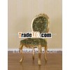 French Reproduction Chair - Gold Gilt Versailles Patterned Chair