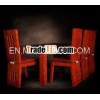 bali red coral shell furniture
