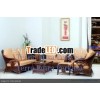 Rattan Palm Sofa Set