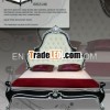 SADE PALACE BLACK SILVER BED