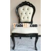 French Black Dining Chair Furniture - Indoor Home Furniture