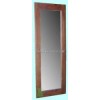 wooden mirror frame, bedroom furniture, wall mirror