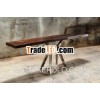 Rugby Art Console Table. Slab wood Console table.