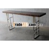 Wood Slab Console Table