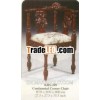 Continental Corner Chair Mahogany Indoor Furniture.