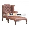 Star Lion Wings Chair with Ottoman Upholstery