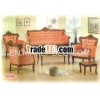 Teak Classic Design Romawi Mawar Old ( Sofa Set ) Indoor Furniture.