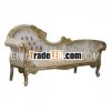 Silver Painted Sofa Single End