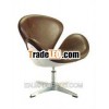 Aluminium swan chair (Retro Brown Fabric)