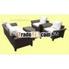 2012 luxury rattan sofa set in living room/ design of 2012 water hyacinth rattan wood indoor sofa se