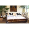 SAI GON DARK BROWN BAMBOO BED