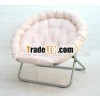 Round Folding Chair (Nature White)