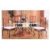 Metal/Wood Dining Set