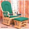 1615-1012-SP WOODEN GLIDER ROCKER & OTTOMAN