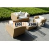 PE rattan Sofa and Table