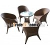 round style set of table & chairs by PP rattan newest 2013