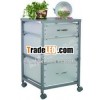 3 Drawer Colorful Storage Cart With Wheels