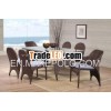 poly rattan dining set ( PRCF-052 )