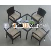 Office or restaurant Plastic rattan furniture set