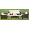 2012 poly rattan/wood/wicker sofa set/ 2012 design indoor sofa set 4pcs