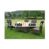 Set of Poly Rattan Table & Chair (HG 12-9507)
