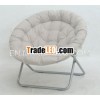 Round Folding Chair (White)