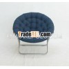 Round Folding Chair (Navy Blue)