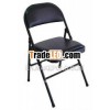 METAL FRAME FOLDING CHAIR WITH PVC