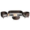 2012 living room sofa set 4pcs / design 2012 water hyacinth rattan wood indoor sofa set 4pcs