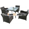 good design set of coffe tables & chairs by PP rattan