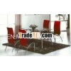Glass dining set