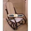 RATTAN BENT WOOD ROCKING CHAIR