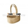 Vietnam Oval Water Hyacinth Fruit Basket Set 2 with Handles