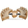 2012 simple design rattan wood sofa set 4pcs/2012 design wood rattan wicker sofa set 4pcs