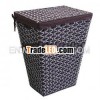 PP Rattan Laundry Hamper with Liner from Vietnam - OHC13206