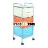 2012 hot product 3 Colorful Drawers Storage Cart