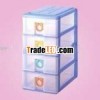 LA304 Clear Drawer Cabinet (4 Drawers)
