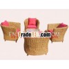 Water hyacinth furniture- water hyacinth sofa set for living room- round sofa