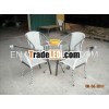 Table and chair set PE rattan furniture