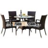 set of PP rattan tables & chairs for restaurant