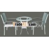 PP rattan set of table & chairs modern style newest 2013