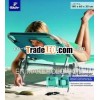 foldable alu beach lounger