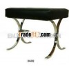 Upholstered metal stool