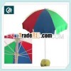 140cm*8ribs promotional 170T polyester beach parasol umbrella