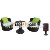 (STS-1075) Rattan Cafe chair with end table garden furniture