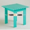 Plastic wood table /Blue turquoise classic adirondack side table