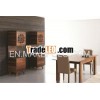 Wooden carved dinig room set