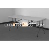 white outdoor furniture folding table and chair