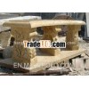 Outdoor Yellow Marble Table