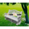 White Marble Garden Bench MCF212